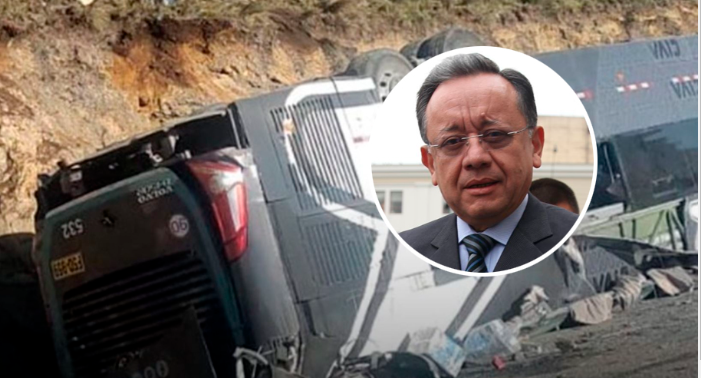 EXCONTRALOR EDGAR ALARCÃ“N FALLECIÃ“ EN ACCIDENTE DE BUS QUE DEJÃ“ 13 MUERTOS EN AYACUCHO